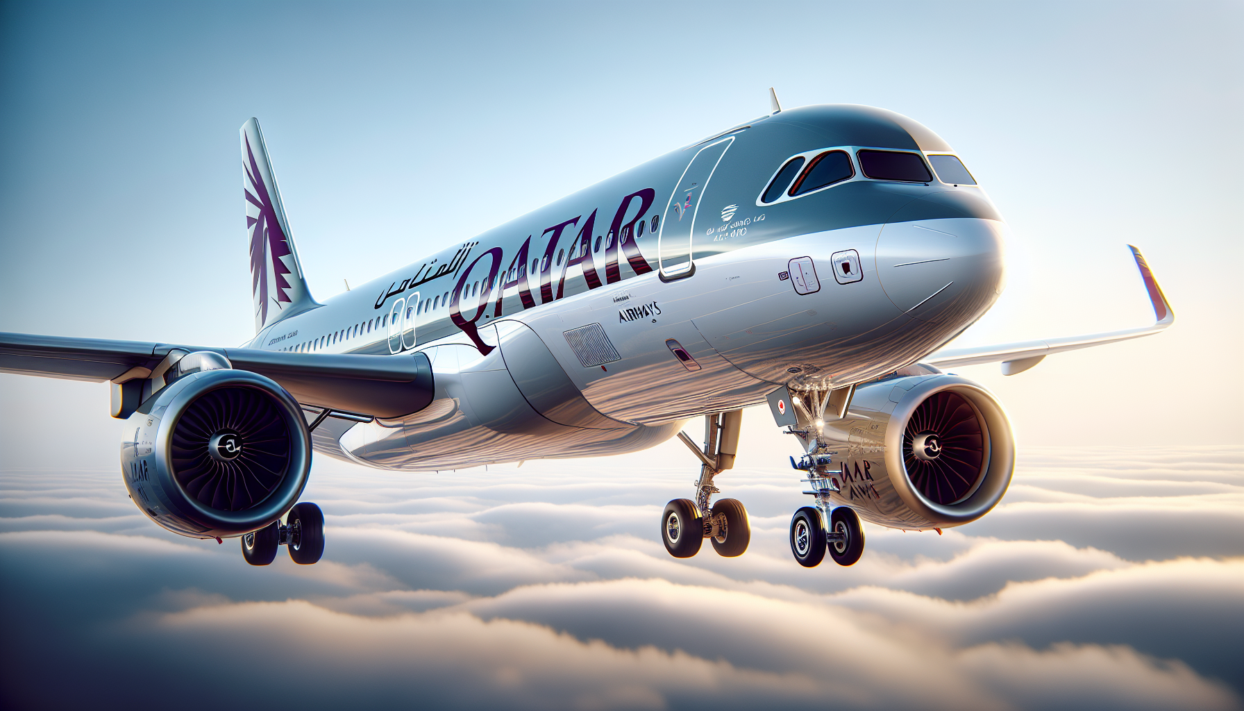 9-hour Qatar Airways flight from Dar es Salaam to Doha onboard an Airbus A320